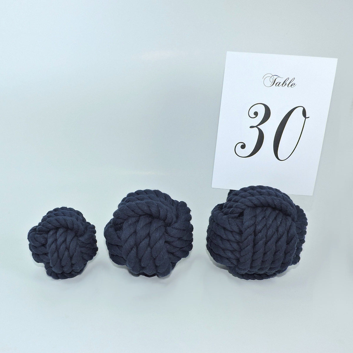 Nautical Knot Nautical Knot Card Holder, Navy, 4.5", 5-Pass handmade at Mystic Knotwork