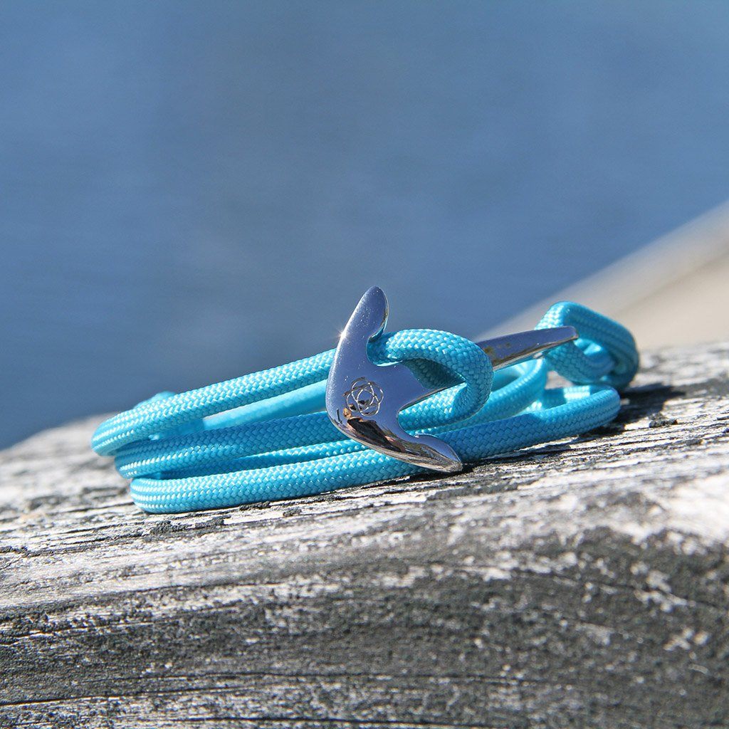 Turquoise Adjustable Anchor Wrap Use as a Bracelet, Anklet, or Necklace 016 Mystic Knotwork 