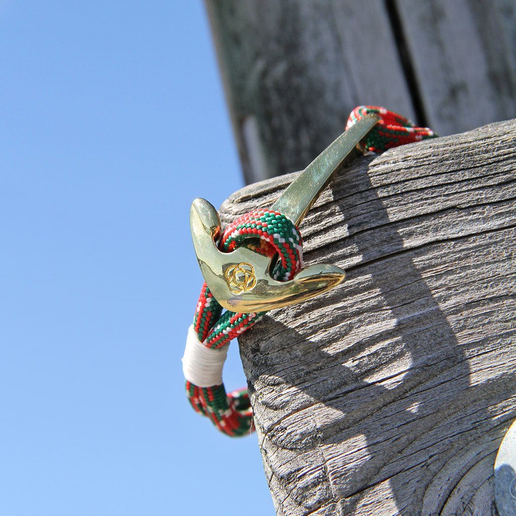 Christmas Nautical Anchor Bracelet Brass 069 Mystic Knotwork 