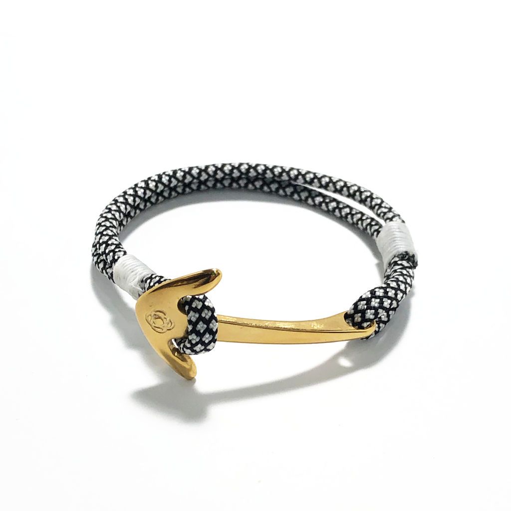 Black Diamond Nautical Anchor Bracelet Brass 167 Mystic Knotwork 