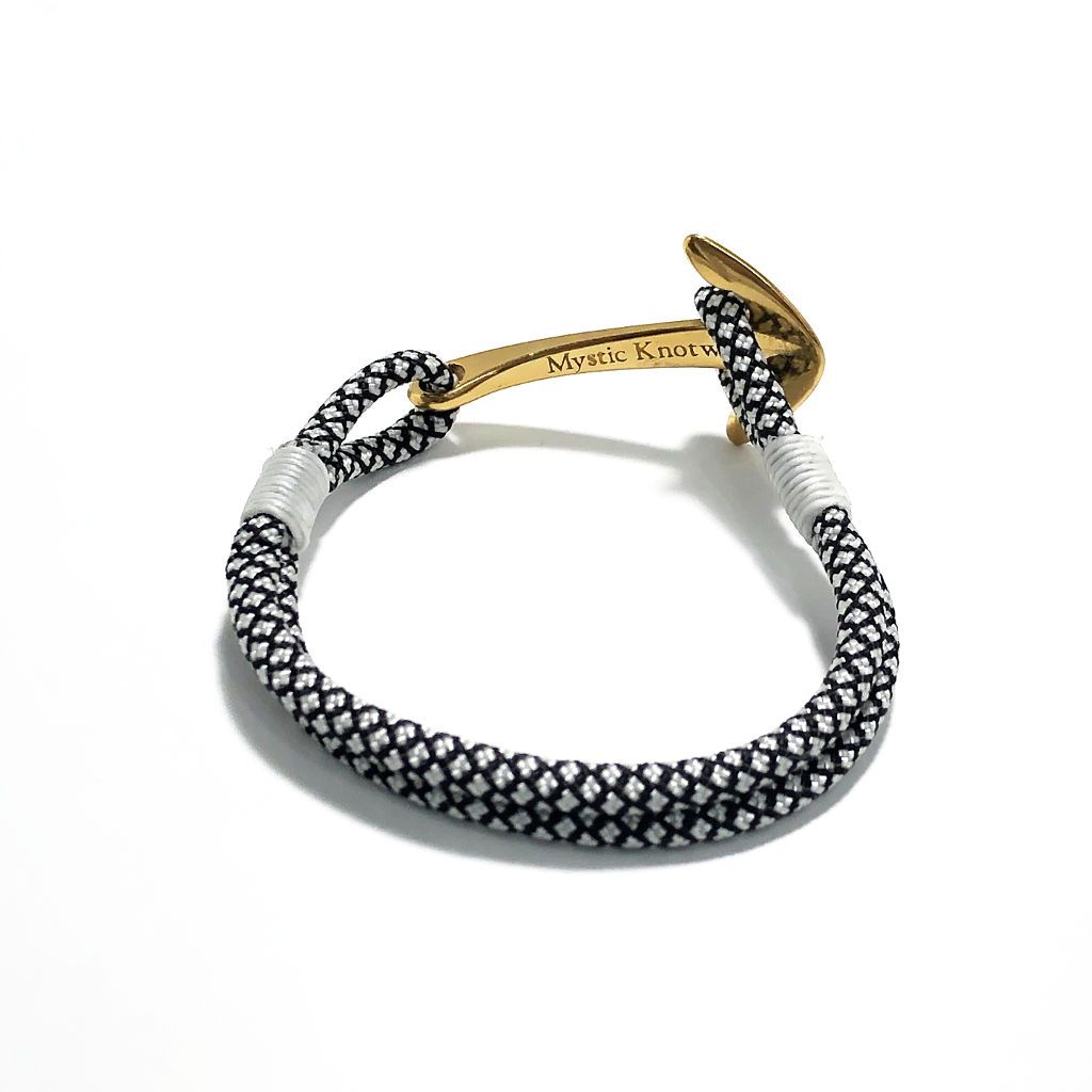 Black Diamond Nautical Anchor Bracelet Brass 167 Mystic Knotwork 