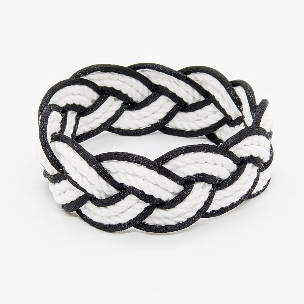 Black Sailor Bracelet Satin Outline Mystic Knotwork 