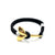 Black Nautical Whale Tail Bracelet Brass 002 Mystic Knotwork 