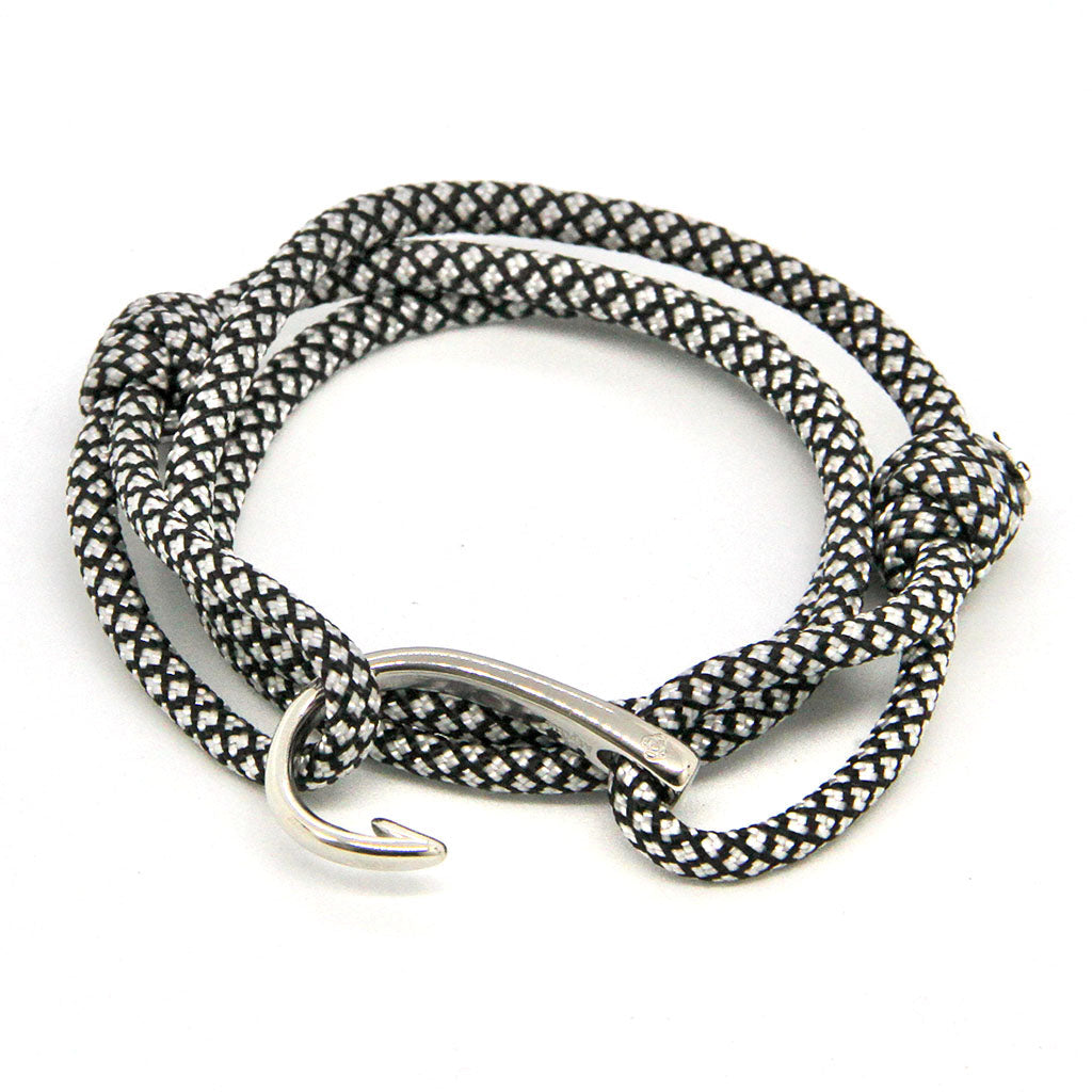 Hook bracelet Black + Silver – MyLapel