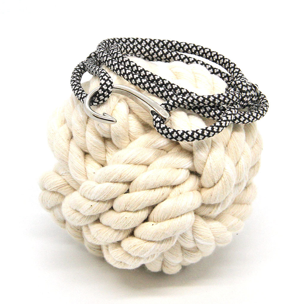 Adjustable Fish Hook Wrap Black Diamond 167 Bracelets Mystic Knotwork 