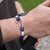 Black and Blue Nautical Fish Hook Bracelet 098 Bracelets Mystic Knotwork 