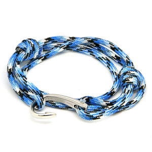 Adjustable Fish Hook Wrap Blue Ice 74 Bracelets Mystic Knotwork 