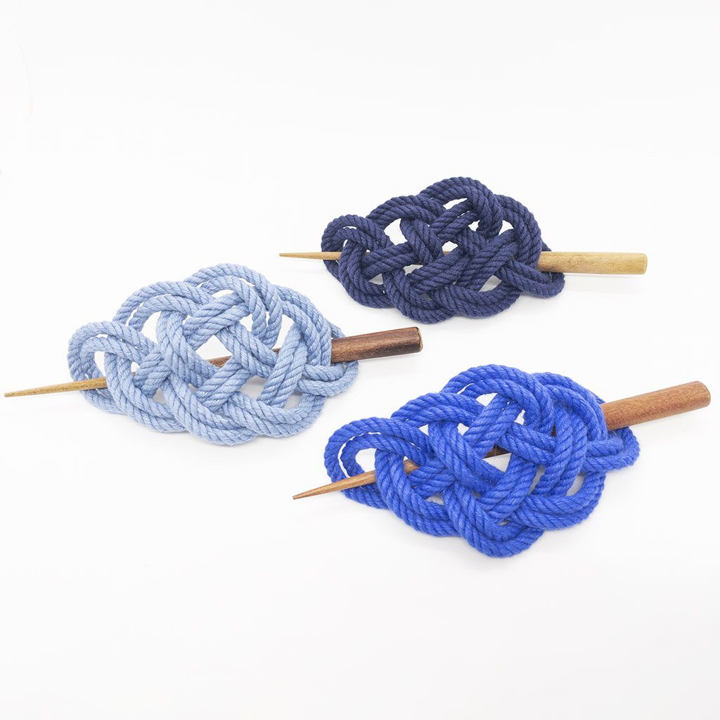Celtic Weave Hair Stick Barrette in 17 Colors hair accessory Mystic Knotwork 