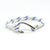 Blue Stripe Nautical Fish Hook Bracelet 165 Bracelets Mystic Knotwork Small 6" 