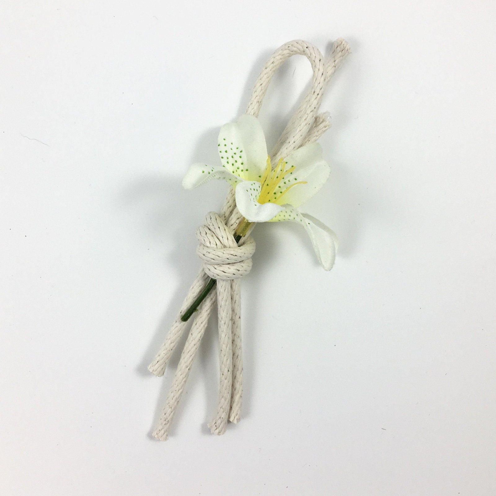 Nautical Knot Nautical Lapel Knot Braided Cord Overhand Knot Boutonniere handmade at Mystic Knotwork