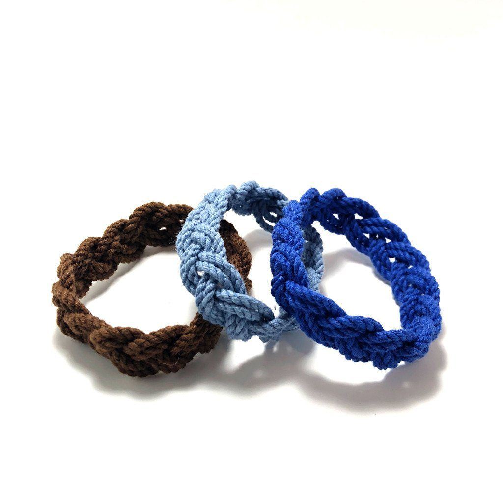 Nautical Knot Narrow Sailor Bracelet, Choose from 18 Colors handmade at Mystic Knotwork