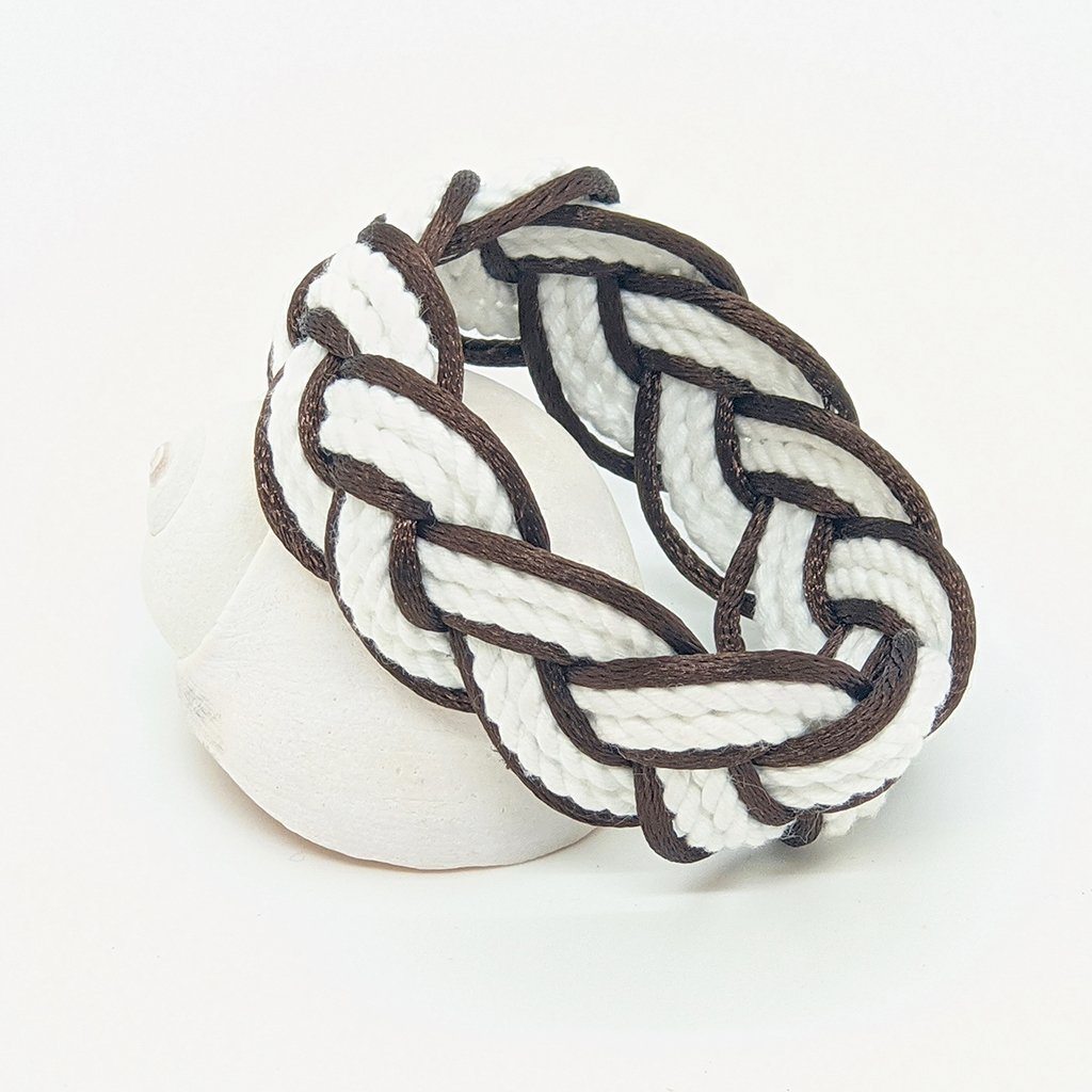 Brown Sailor Bracelet Satin Outline bracelet Mystic Knotwork 