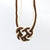 Celtic Heart Knot Necklace necklace Mysticknotwork.com Brown 