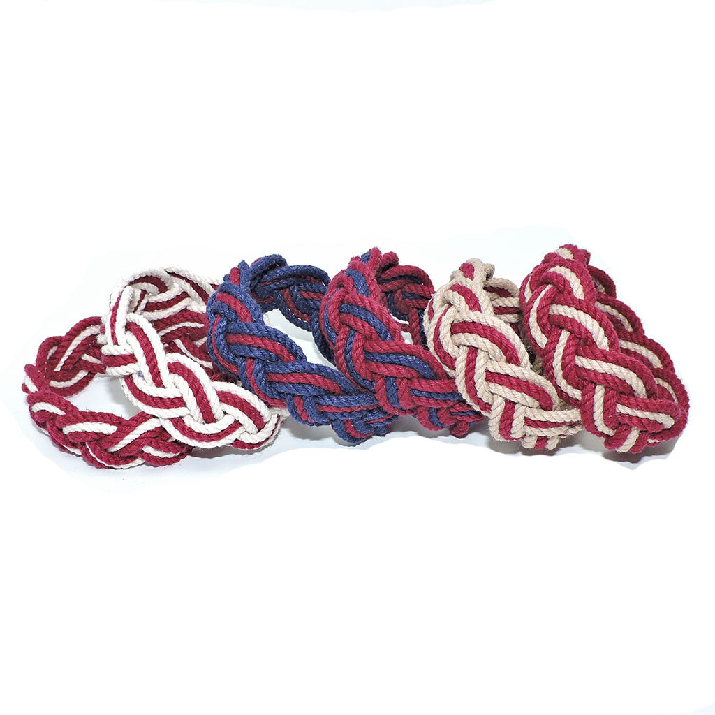 Striped Sailor Bracelet, Various Burgundy - New! bracelet Mysticknotwork.com 
