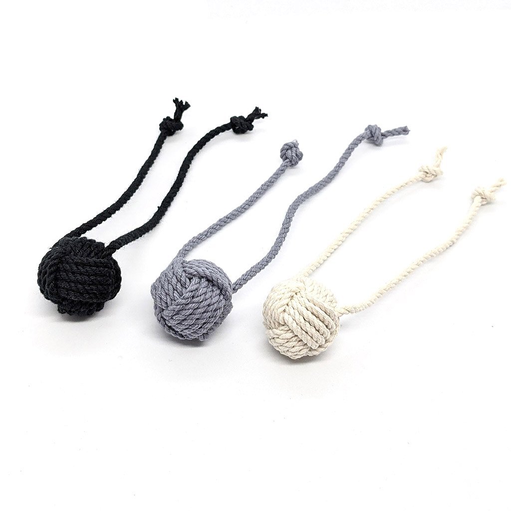 Monkey Fist Rope Cat Toy Mystic Knotwork 