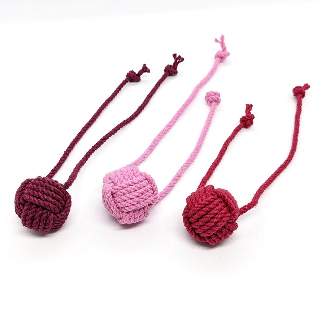 Monkey Fist Rope Cat Toy Mystic Knotwork 