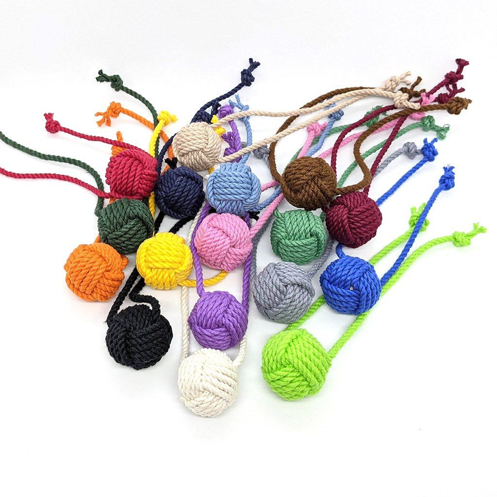 Monkey Fist Rope Cat Toy Mystic Knotwork 