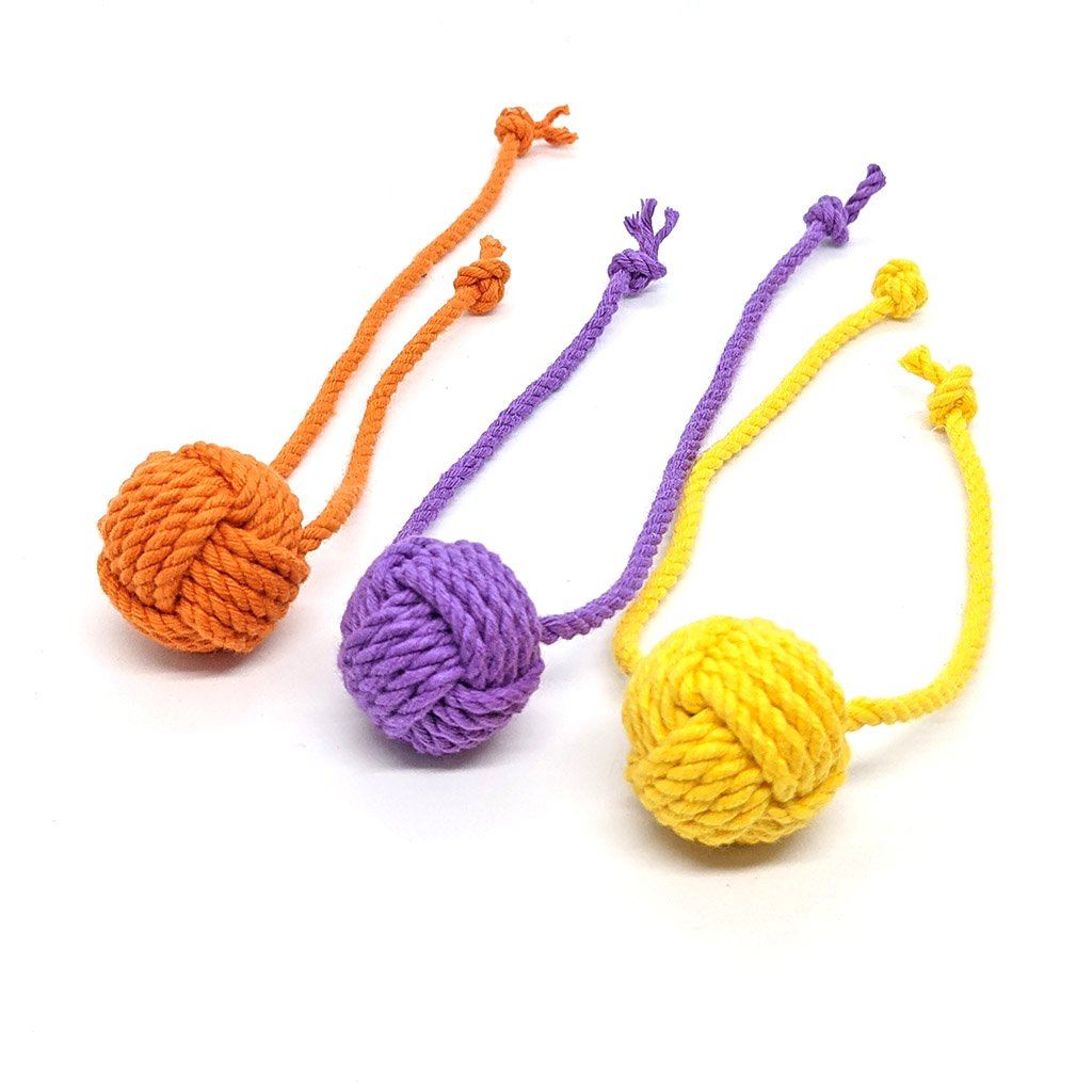 Monkey Fist Rope Cat Toy Mystic Knotwork 