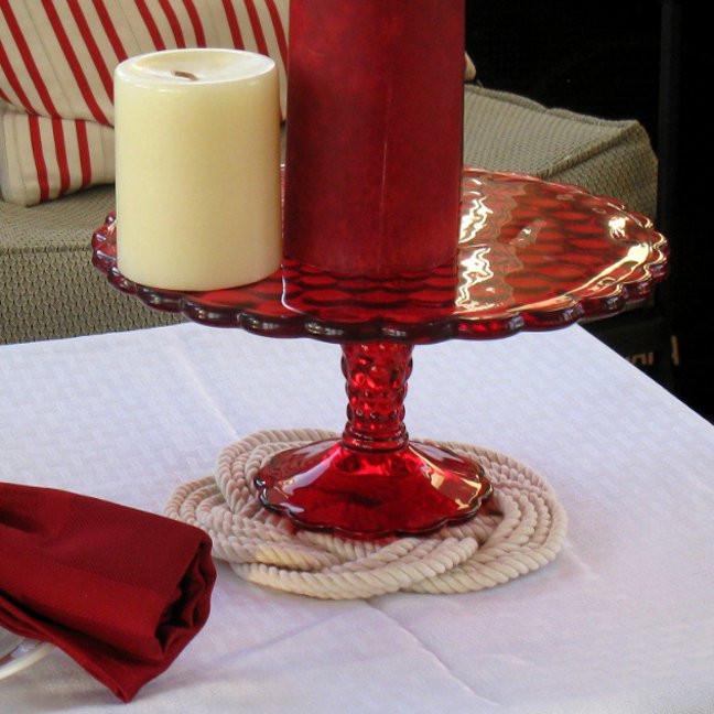 Nautical Knot Nautical Sailor Knot Trivet, Natural Cotton Rope, Small handmade at Mystic Knotwork