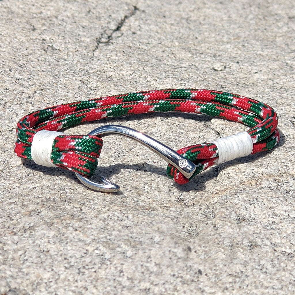 Christmas Nautical Fish Hook Bracelet 069 Bracelets Mystic Knotwork 