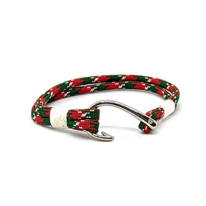 Fish Hook Nautical Bracelet 14 Color Choices Mystic Knotwork Small 6" Christmas 