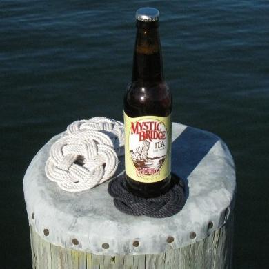 Nautical Knot Sailor Knot Coasters, Set of 4 in 17 Colors handmade at Mystic Knotwork