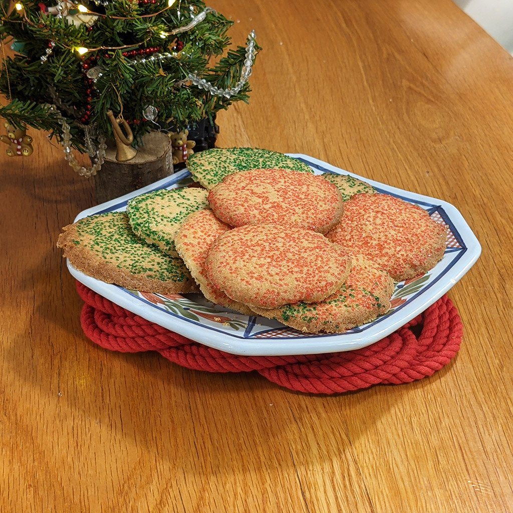 Ocean Plait Nautical Trivet, 4 Color Choices Mystic Knotwork 