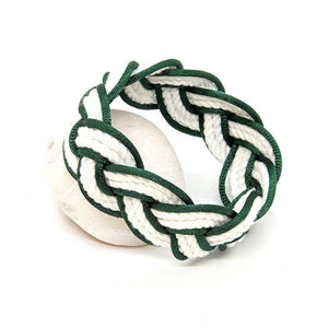 Forest Green Sailor Bracelet Satin Outline bracelet Mystic Knotwork 