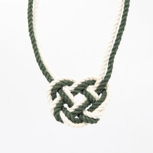 Celtic Heart Knot Necklace necklace Mysticknotwork.com Forest Green 