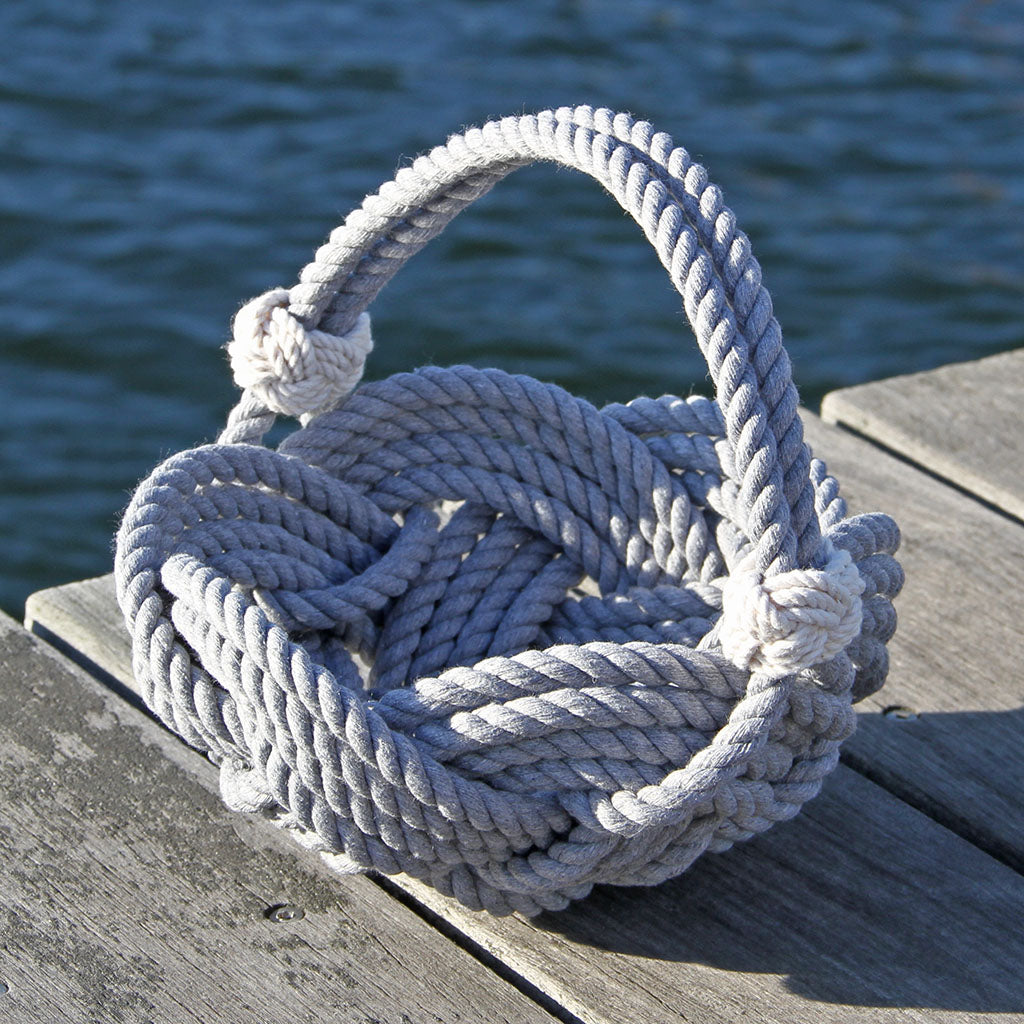 Celtic Knotted Gray Basket home decoration Mystic Knotwork 