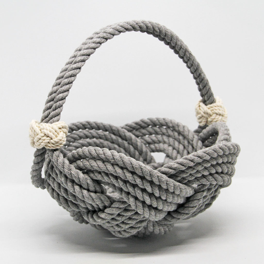 Celtic Knotted Gray Basket home decoration Mystic Knotwork 