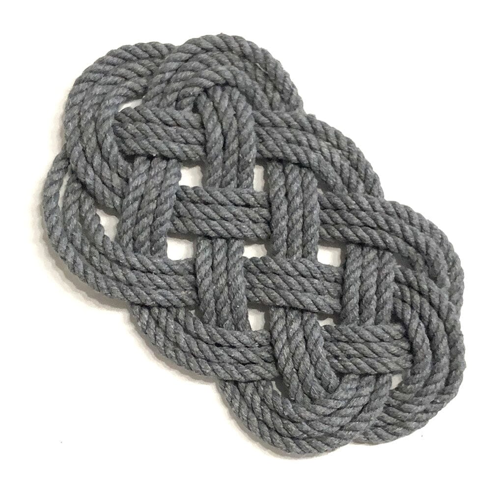 Ocean Plait Nautical Trivet, 5 Color Choices Mystic Knotwork 