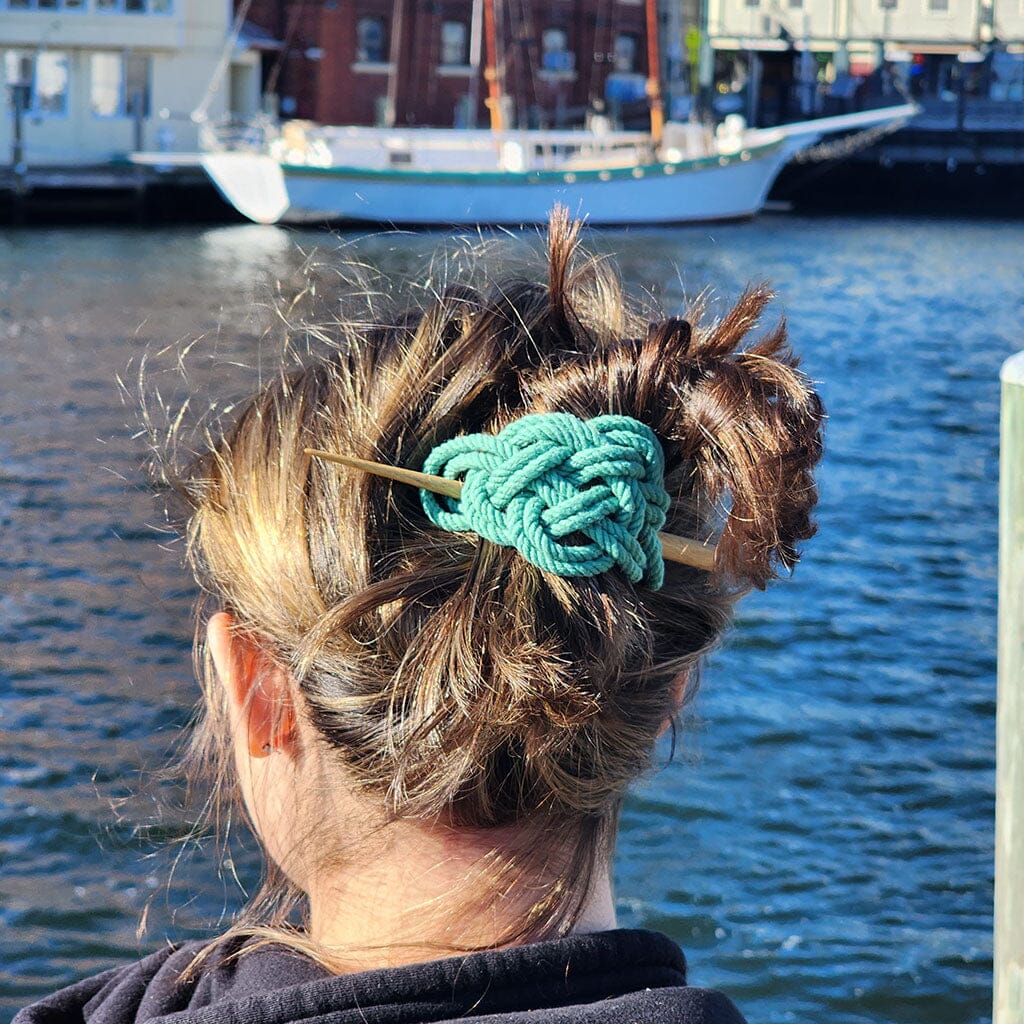 Celtic Weave Hair Stick Barrette in 17 Colors hair accessory Mystic Knotwork 