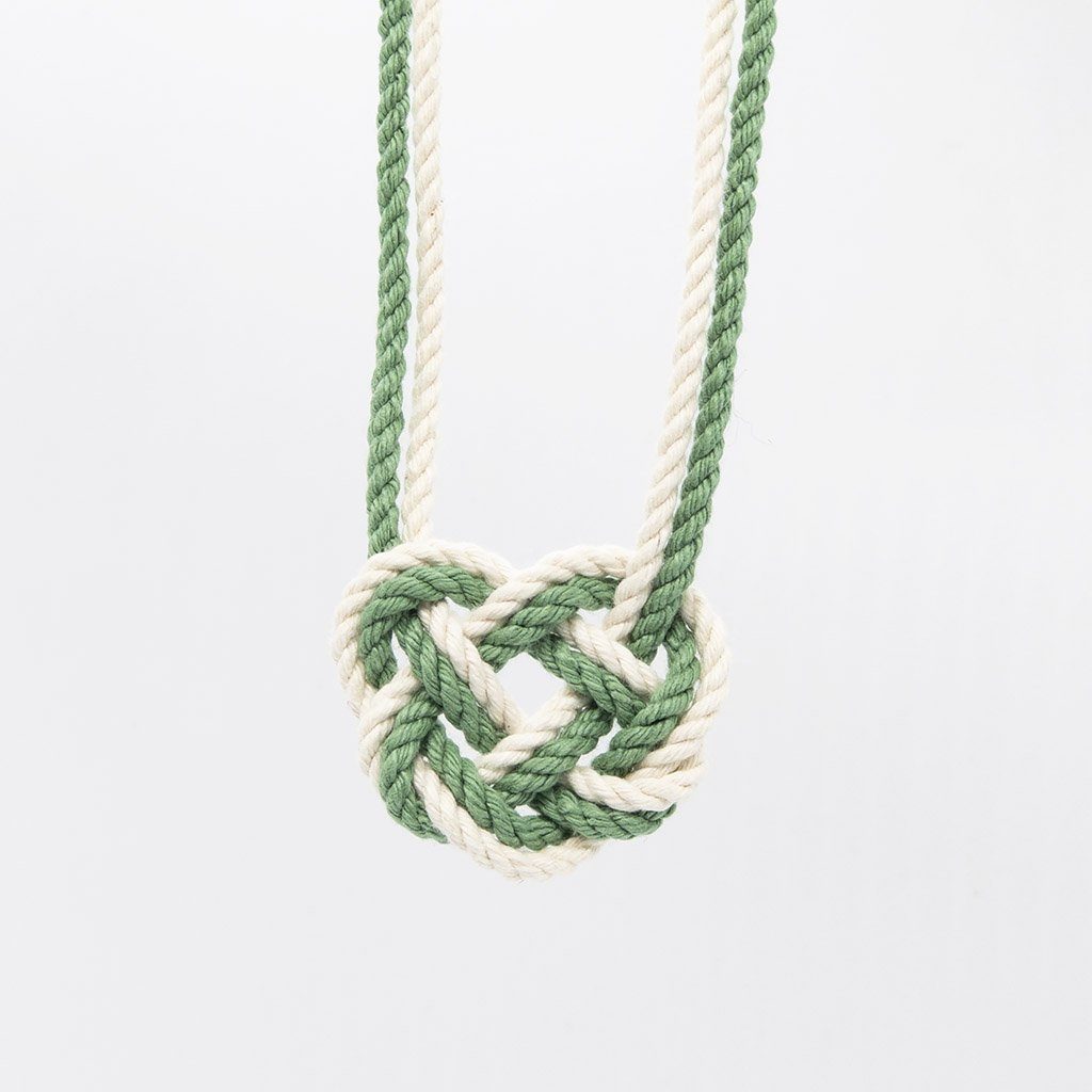 Celtic Heart Knot Necklace necklace Mysticknotwork.com Green 