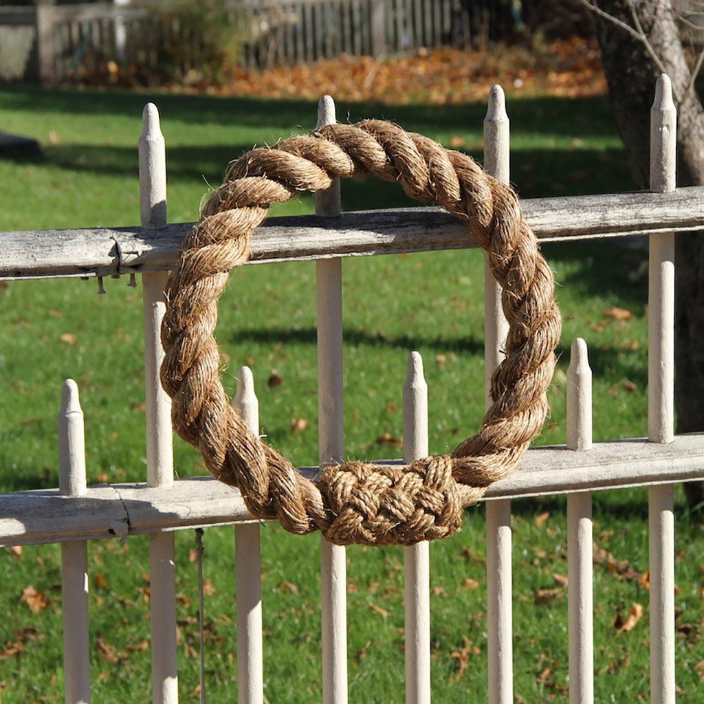 Nautical Rope Grommet Wreath Mystic Knotwork 