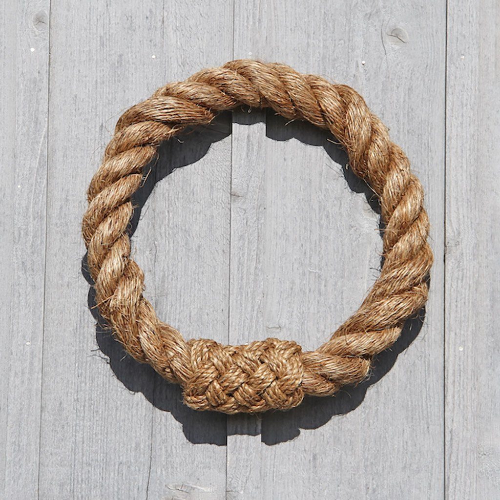 Nautical Rope Grommet Wreath Mystic Knotwork 