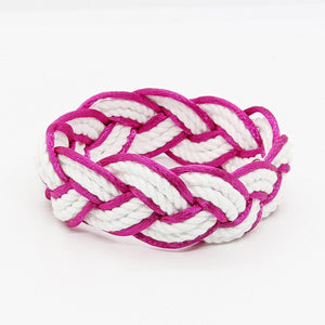Hot Pink Sailor Bracelet Satin Outline bracelet Mystic Knotwork 