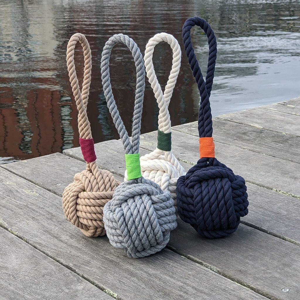 Large Monkey Fist Rope Dog Toy pet toy Mysticknotwork.com 