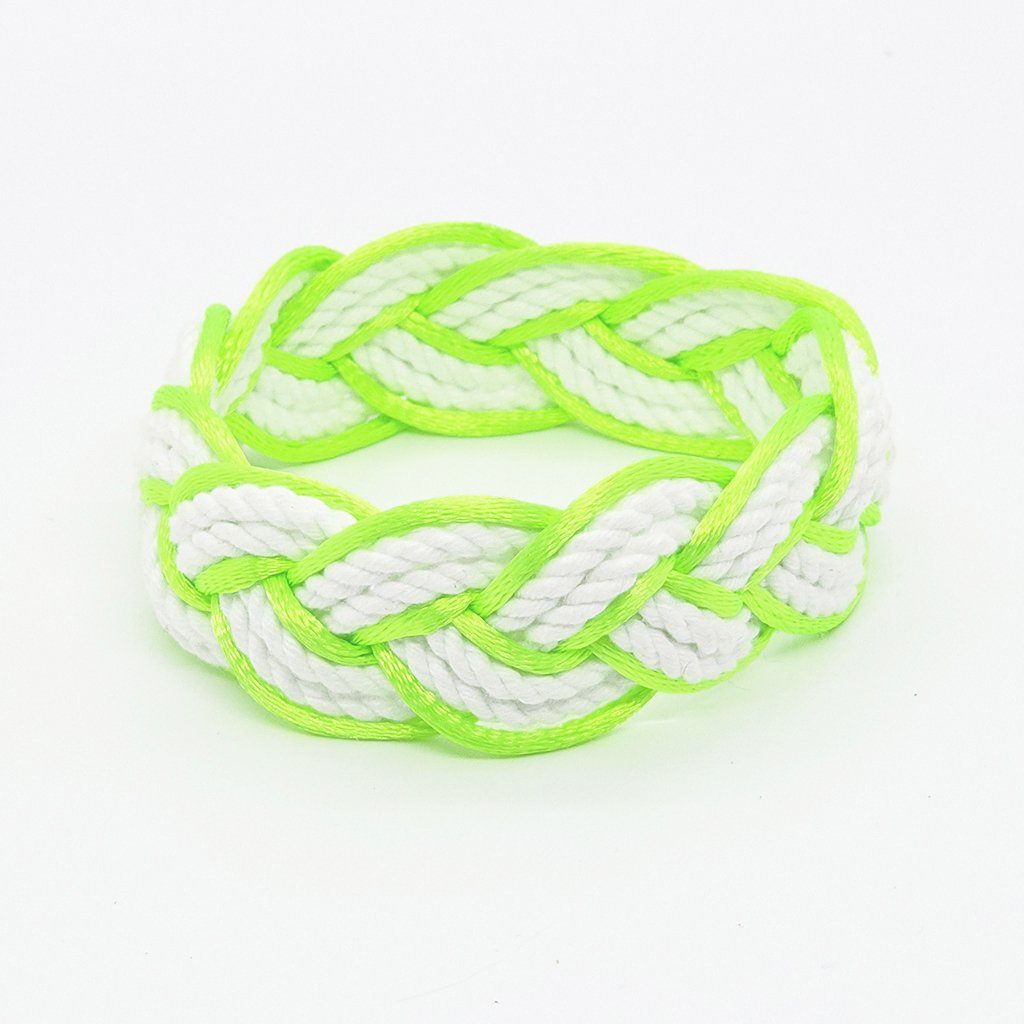 Lime Sailor Bracelet Satin Outline bracelet Mystic Knotwork 