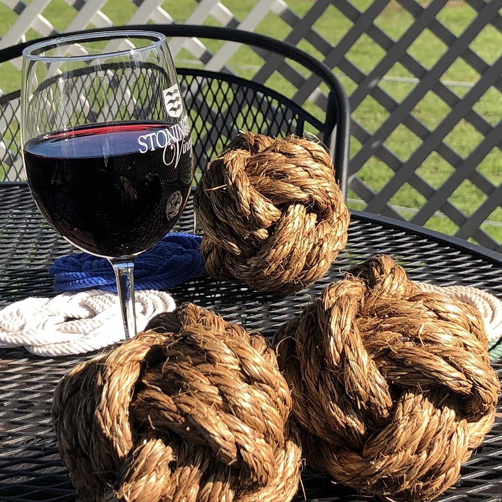 Nautical Knot Card Holder, Manila, 4", 3-Pass nautical wedding Mysticknotwork.com 