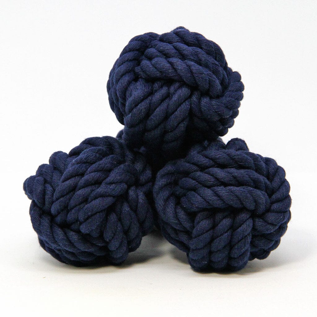 Nautical Knot Card Holder, Navy, 4", 3-Pass nautical wedding Mysticknotwork.com 