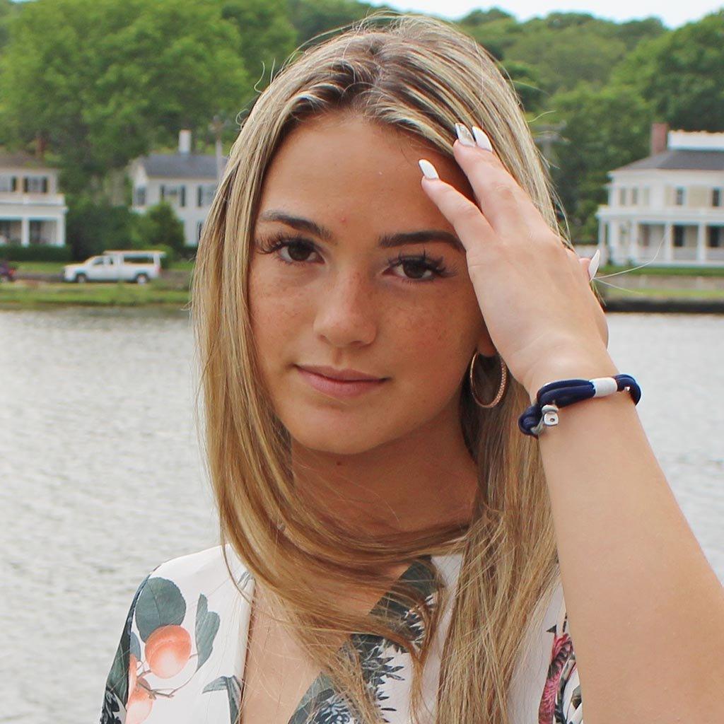 Navy Blue Nautical Shackle Bracelet 020 Mystic Knotwork 