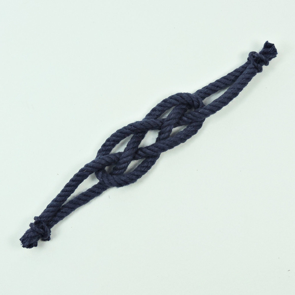 Nautical Knot Carrick Bend Boutonniere handmade at Mystic Knotwork