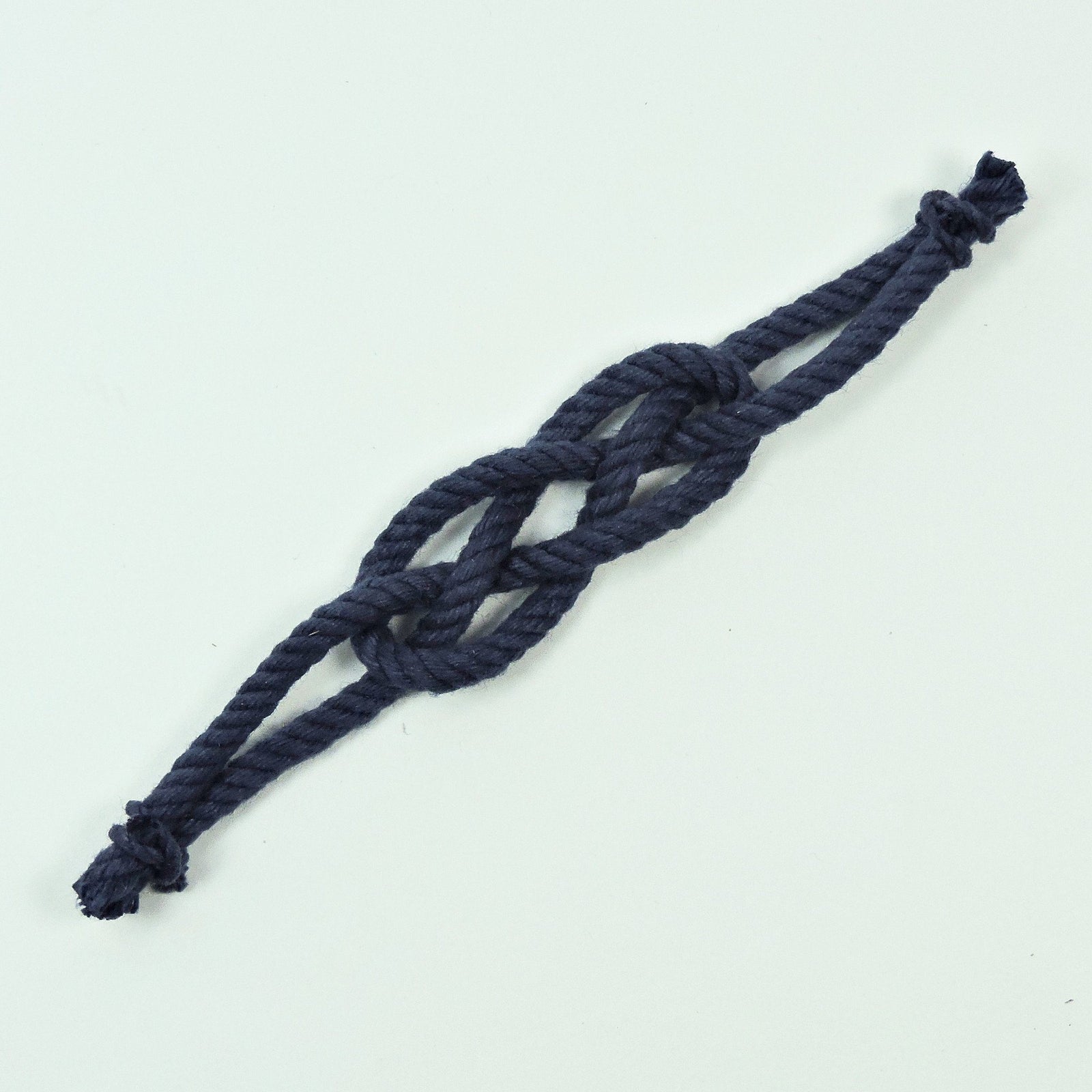 Nautical Knot Carrick Bend Boutonniere handmade at Mystic Knotwork