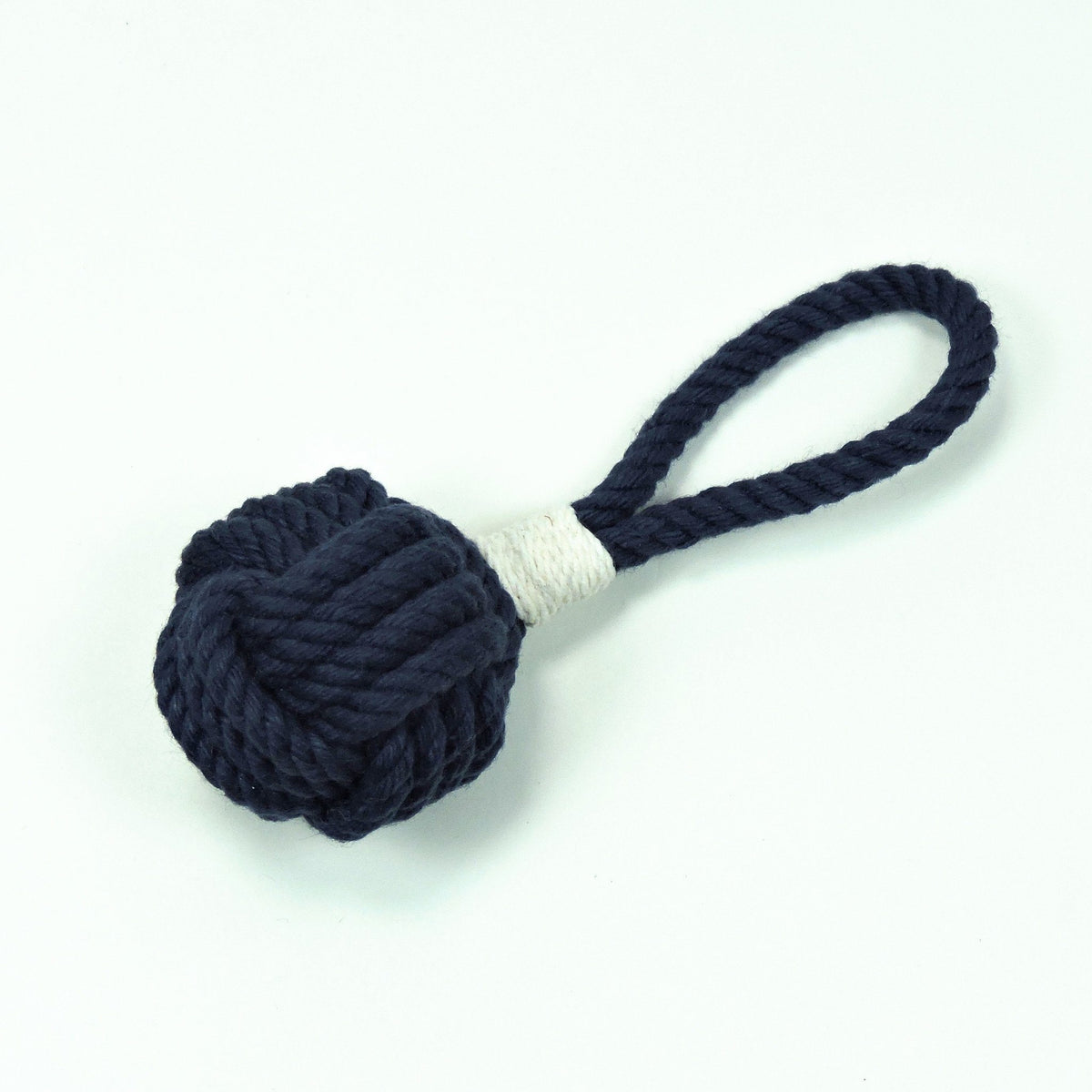 Nautical Knot Monkey Fist Knot Napkin Rings, Set of Four handmade at Mystic Knotwork