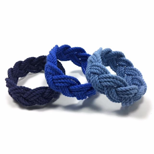 Nautical Knot Original Sailor Bracelet, 18 Color Custom Nautical Bracelet handmade at Mystic Knotwork