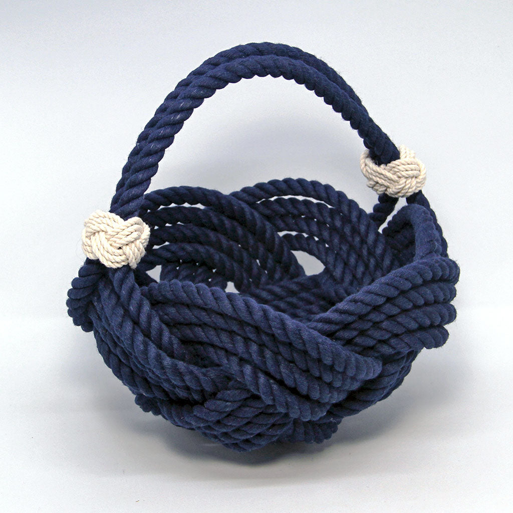 Celtic Knotted Navy Basket home decoration Mystic Knotwork 
