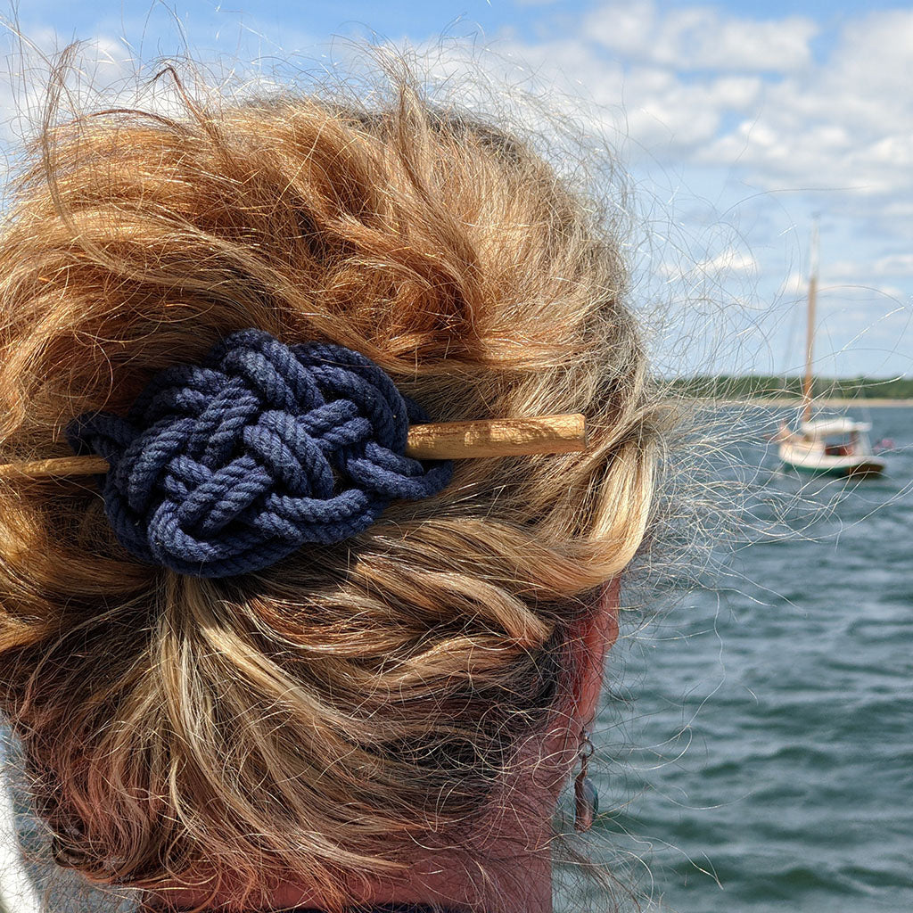 Celtic Weave Hair Stick Barrette in 17 Colors hair accessory Mystic Knotwork 