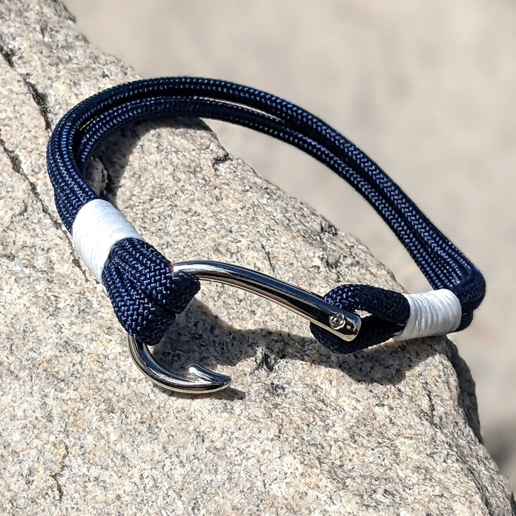 Nautical Fish Hook Bracelet 14 Color Choices Bracelets Mystic Knotwork 