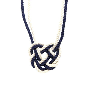 Celtic Heart Knot Necklace necklace Mysticknotwork.com Navy 